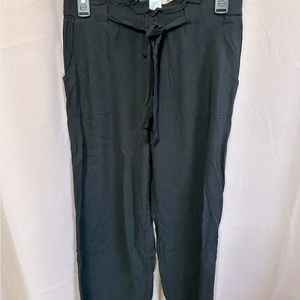 JOE B Black Toe Waist Straight Leg Pants
